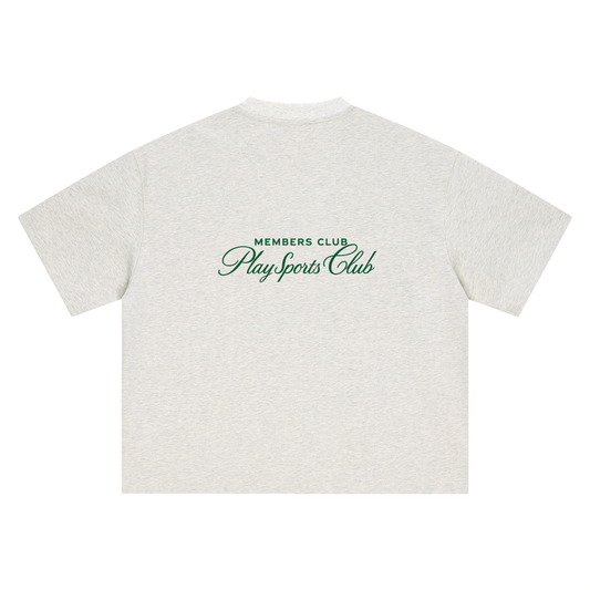 Members Club T-Shirt - Grey Marle