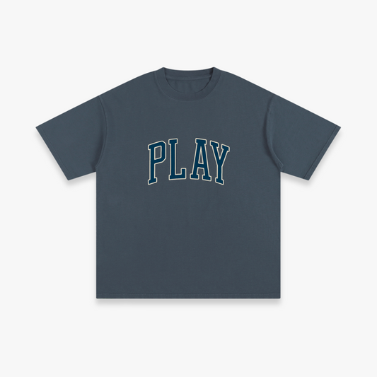 Steel “Collegiate Arch” Oversized Tee