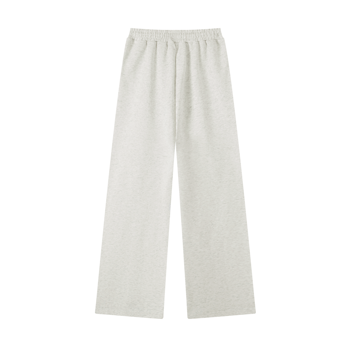 Members Club Sweatpants in grey marle, close detail of the club green script at the thigh