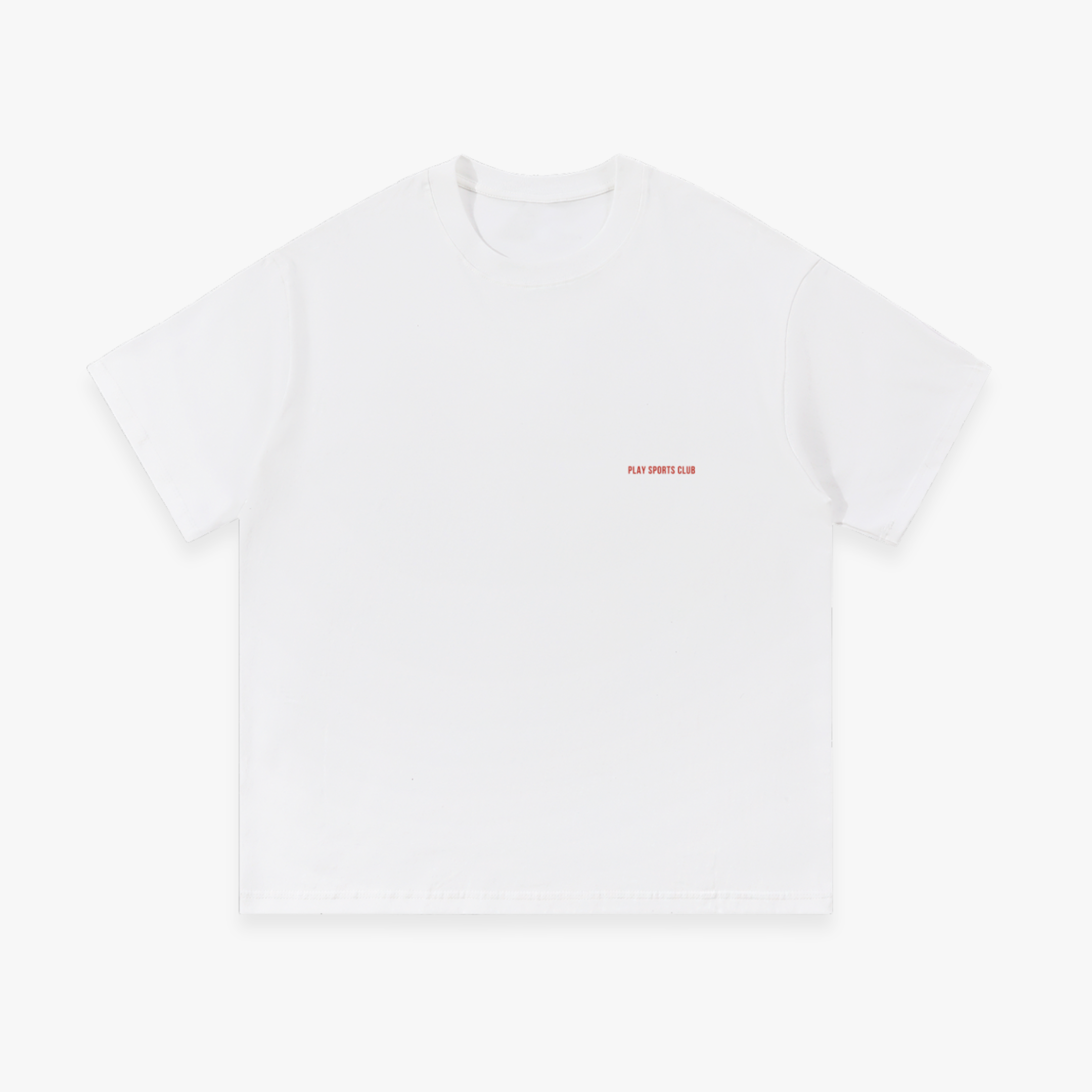 White “Hôtel De La Plays” Oversized Tee