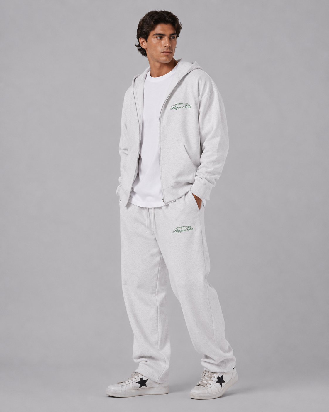 Members Club Sweatpants - Grey Marle