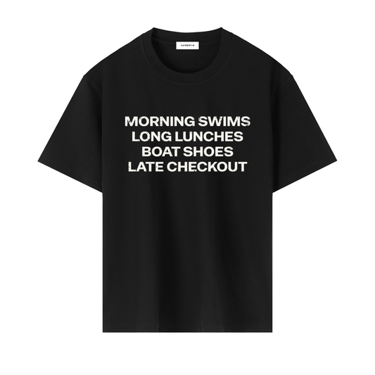 Play Sports Club Faded Black Members' Bar Heavyweight T-Shirt front
