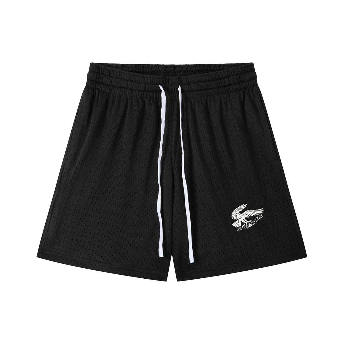 Play Sports Club Black Falcon Dept. Mesh Shorts front