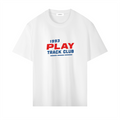 Play Sports Club Sail White Track Club Heavyweight T-Shirt front