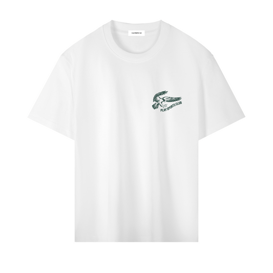 Play Sports Club Sail White Falcon Dept. Heavyweight T-Shirt front
