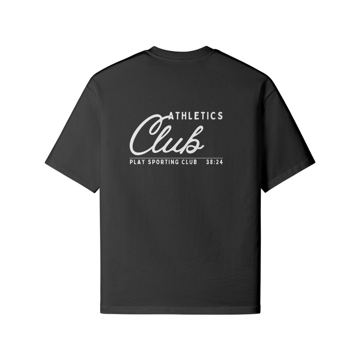 ATHLETICS CLUB x BIG CLUB T-SHIRT - BLACK